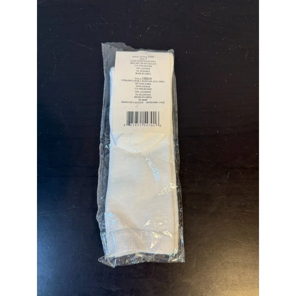 New Women’s   girlie Knee Hi White School Girl Socks Size Small Angelina Sexy